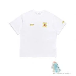 Hypeyourbeast T-Shirts OFF-WHITE Dimensional Arrow Angry Calf Tee Shirt 'WHITE'