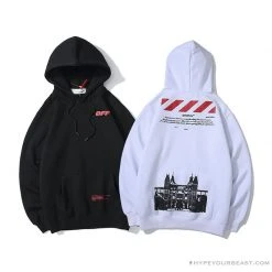 Hypeyourbeast OFF-WHITE CO VIRGIL ABLO Netherlands Museum Hoodie 'WHITE' Hoodies & Jackets