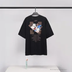 Hypeyourbeast OFF-WHITE Arrow Flying Cow Tee Shirt 'BLACK' T-Shirts