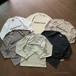 Hypeyourbeast FOG 'ESSENTIALS' Long Sleeve Shirt Grey Shirts