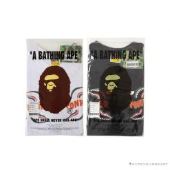 Hypeyourbeast BAPE Shark Head PONR Tee Shirt 'BLACK' Clothes