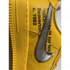 HypeYourBeast Off White X Air Force 1 Low 'Yellow'
