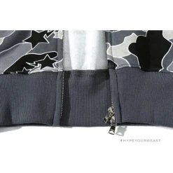 Hypeyourbeast BAPE Shark Head STA Star Camouflage Hoodie 'BLACK' 27 Hypeyourbeast BAPE Shark Head STA Star Camouflage Hoodie 'BLACK'