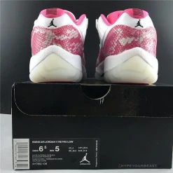 Hypeyourbeast Air Jordan 11 Low 'White / Pink'