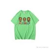 Hypeyourbeast Clothes BAPE Baby Milo Watermelon Little Monkey Tee Shirt 'GREEN'