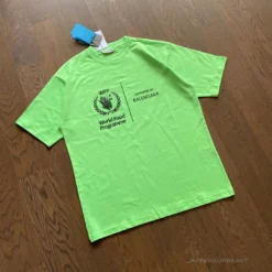 Hypeyourbeast BCG Support Word Food Programme Tee Shirt Green T-Shirts