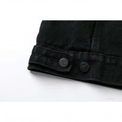 HypeYourBeast Off White Denim Black Jacket - White Hoodies & Jackets