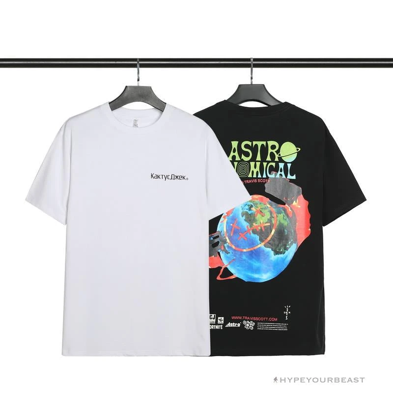 Hypeyourbeast OFF-WHITE Travis Scott Cactus Jack Kakty Comek Tee Shirt 'WHITE' 3 Hypeyourbeast OFF-WHITE Travis Scott Cactus Jack Kakty Comek Tee Shirt 'WHITE'