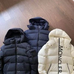 HypeYourBeast Moncler Puffer Jacket White Hoodies & Jackets