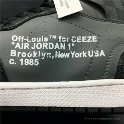 Hypeyourbeast Off White X Jordan 1 X LV Black