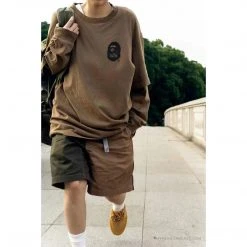 HypeYourBeast Bape Long Sleeve Tee Shirt Brown 20 HypeYourBeast Bape Long Sleeve Tee Shirt Brown