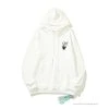 HypeYourBeast Off White Hoodie Skull White Hoodies & Jackets