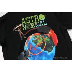 Hypeyourbeast OFF-WHITE Travis Scott Cactus Jack Kakty Comek Tee Shirt 'BLACK'