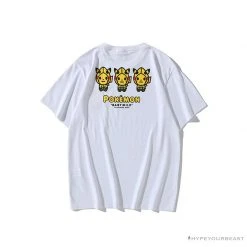 Hypeyourbeast Clothes BAPE Baby Milo Pocket Pikachu Tee Shirt 'WHITE'