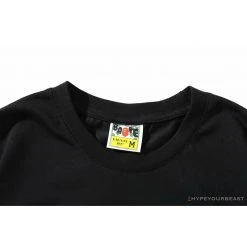 Hypeyourbeast BAPE Violent Bear Color Stitching Tee Shirt 'BLACK'