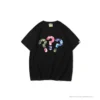 Hypeyourbeast Clothes BAPE Camouflage Three-Color Question Mark Tee Shirt 'BLACK'