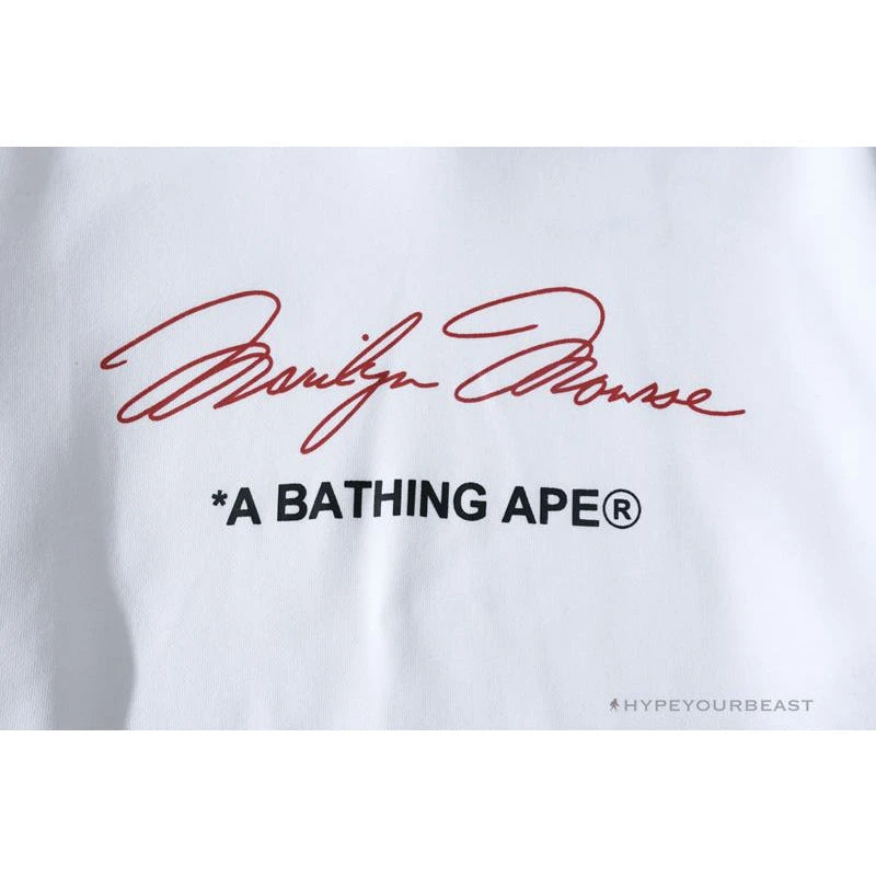 Hypeyourbeast BAPE Marilyn Monroe Camouflage Background Hoodie 'WHITE' Clothes 11 Hypeyourbeast BAPE Marilyn Monroe Camouflage Background Hoodie 'WHITE' Clothes