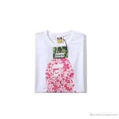 Hypeyourbeast BAPE Japan Limited Edition Pink Cherry Tree Tee Shirt 'WHITE' 8 Hypeyourbeast BAPE Japan Limited Edition Pink Cherry Tree Tee Shirt 'WHITE'