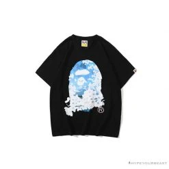Hypeyourbeast BAPE Japan Limited Edition Mt. Fuji Sakura Tee Shirt 'BLACK'