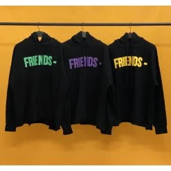 HypeYourBeast Hoodies & Jackets Vlone Green And Black Friends Hoodie
