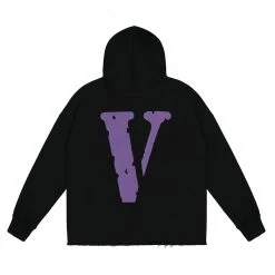 HypeYourBeast Hoodies & Jackets Vlone Purple And Black Friends Hoodie