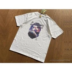 Hypeyourbeast Clothes Bape Tee Shirt White Galaxy