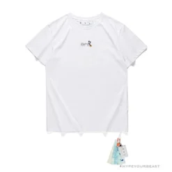 Hypeyourbeast OFF-WHITE Mickey Bluff Face Tee Shirt 'WHITE'
