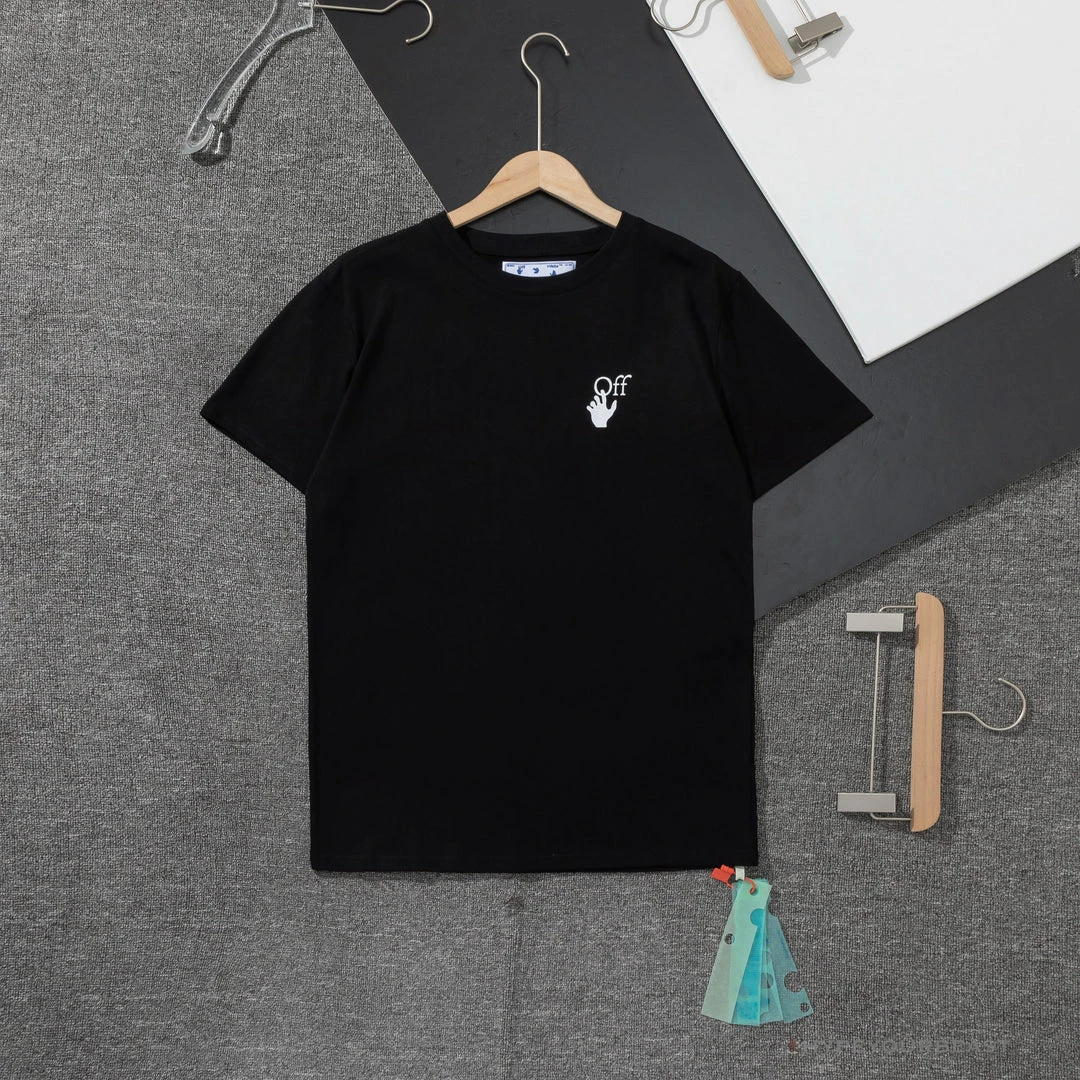 Hypeyourbeast OFF-WHITE Double Tee Shirt 'BLACK' 2 Hypeyourbeast OFF-WHITE Double Tee Shirt 'BLACK'