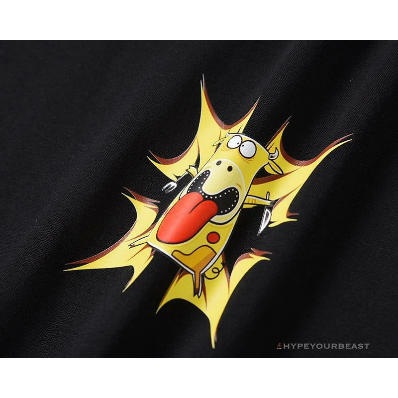 Hypeyourbeast OFF-WHITE Dimensional Arrow Angry Calf Tee Shirt 'BLACK' 8 Hypeyourbeast OFF-WHITE Dimensional Arrow Angry Calf Tee Shirt 'BLACK'