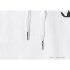 Hypeyourbeast OFF-WHITE Green Arrow Hoodie 'WHITE'