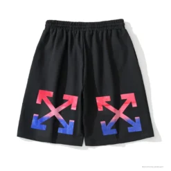 Hypeyourbeast Pants OFF-WHITE Gradient Series Shorts 'BLACK'