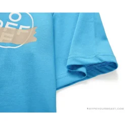 Hypeyourbeast OFF-WHITE Explosive Strip Basic Arrow Tee Shirt 'BLUE' T-Shirts