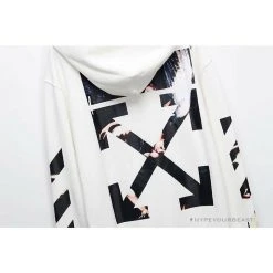 Hypeyourbeast OFF-WHITE Angel Jesus Religious Print Hoodie 'WHITE'