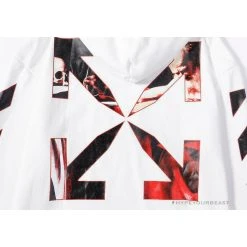 Hypeyourbeast Hoodies & Jackets OFF-WHITE Skull And Writing Hoodie 'WHITE'