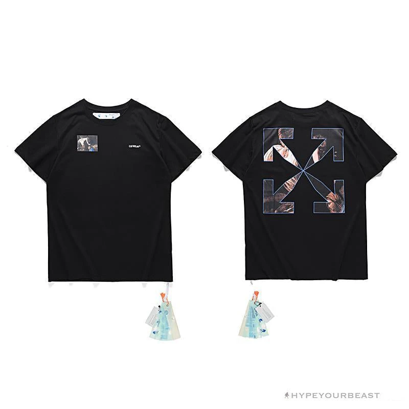Hypeyourbeast OFF-WHITE New Limited Religious Tee Shirt 'BLACK' 3 Hypeyourbeast OFF-WHITE New Limited Religious Tee Shirt 'BLACK'