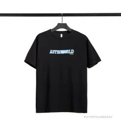 Hypeyourbeast OFF-WHITE Travis Scott Cactus Jack Astroworld Tee Shirt 'BLACK'