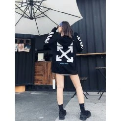 HypeYourBeast Off White Hoodie Black & White