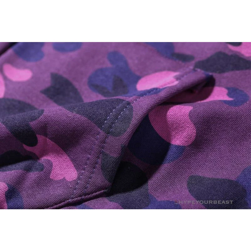Hypeyourbeast BAPE Shark Head Classic Embroidered Camouflage Zip-Up Hoodie 'PURPLE' Clothes 8 Hypeyourbeast BAPE Shark Head Classic Embroidered Camouflage Zip-Up Hoodie 'PURPLE' Clothes