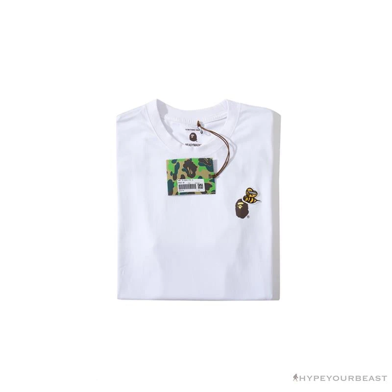 Hypeyourbeast BAPE Readymade Small Bee Camouflage Letter Tee Shirt 'BLUE' 15 Hypeyourbeast BAPE Readymade Small Bee Camouflage Letter Tee Shirt 'BLUE'