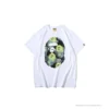 Hypeyourbeast BAPE Green Ape Head Blue Storm Tee Shirt 'WHITE' Clothes
