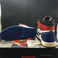 Hypeyourbeast Jordan 1 Retro High Union Los Angeles Storm Blue Blue Toes