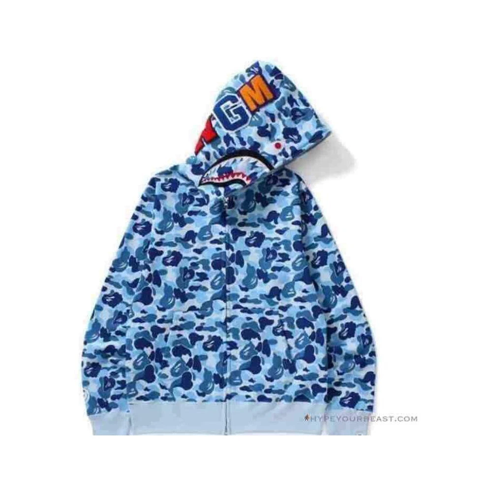 Hypeyourbeast Bape Jacket Blue Camo 1 Hypeyourbeast Bape Jacket Blue Camo