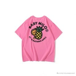 Hypeyourbeast BAPE Comic Dragon Ball Tee Shirt 'PINK' Clothes