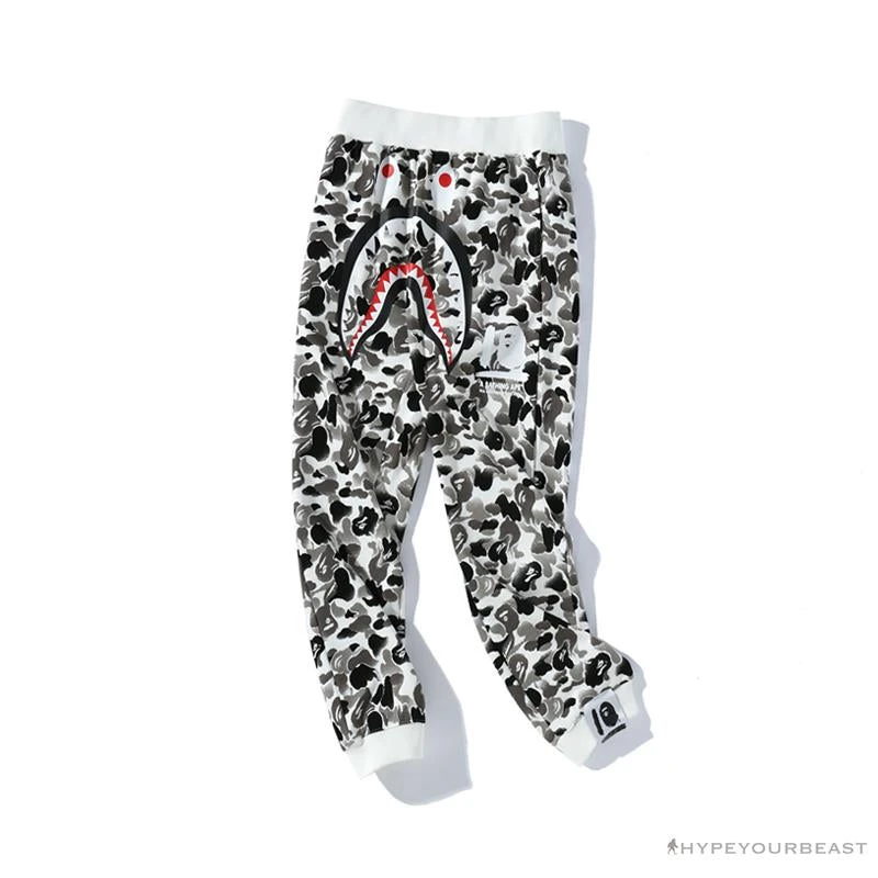Hypeyourbeast BAPE Chinese Style Ink Camouflage 10th Anniversary Limited Pants 'WHITE' 3 Hypeyourbeast BAPE Chinese Style Ink Camouflage 10th Anniversary Limited Pants 'WHITE'
