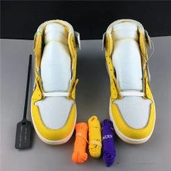 Hypeyourbeast Off-White X Air Jordan 1 High Canary Yellow
