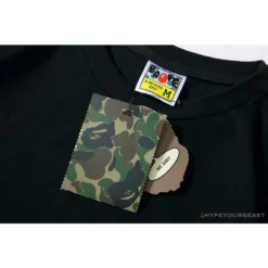 Hypeyourbeast Clothes BAPE APES TOGETHER English Alphabet Ape Head Long Sleeve Shirt 'BLACK'