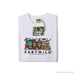 Hypeyourbeast BAPE Baby Milo Halloween Tee Shirt 'WHITE' Clothes