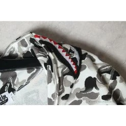 HypeYourBeast Bape Gray Camouflage Hoodie