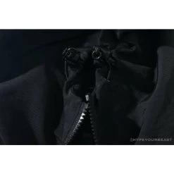 Hypeyourbeast BAPE X FCRB Joint Double Zip Camouflage Hoodie 'BLACK' Clothes