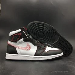 Hypeyourbeast Air Jordan 1 Retro High Defiant White Retro Red